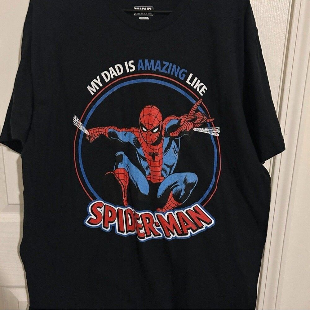 My dad is amazing like Spiderman t shirt - 2x